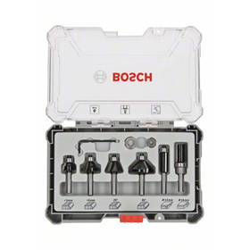 Sada 8mm stopkových fréz 6ks. Bosch 2607017469