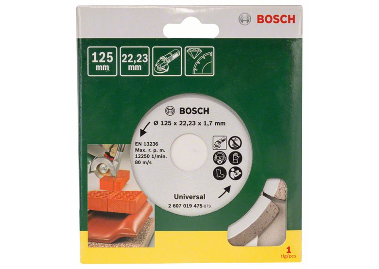 Diamantový řezný kotouč pro stavební materiály 125 mm Bosch 2607019475