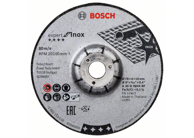 2 brusné kotouče Expert pro INOX, 76x4x10mm Bosch 2608601705