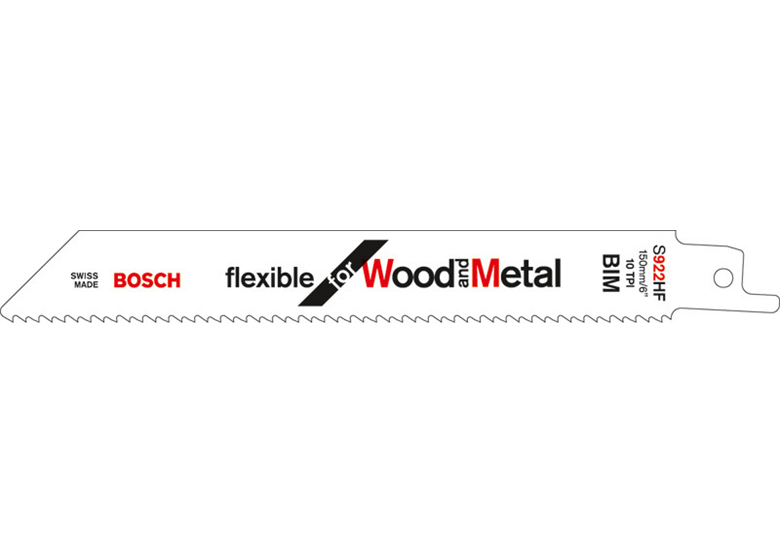 Pilový list na šavlové pily S 922 HF Flexible for Wood and Metal Bosch 2608656039