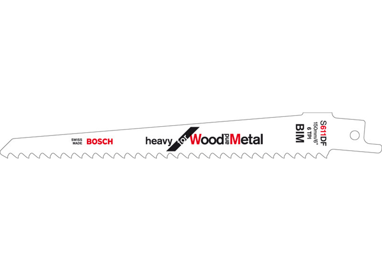 Pilový list S 611 DF Heavy for Wood and Metal Bosch 2608656258