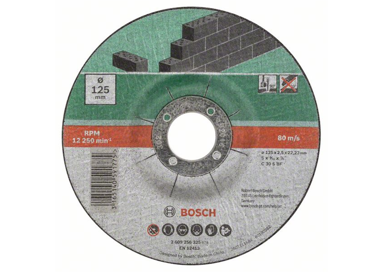 Korundový kotouč Stone 125mm, 5szt. Bosch 2609256335