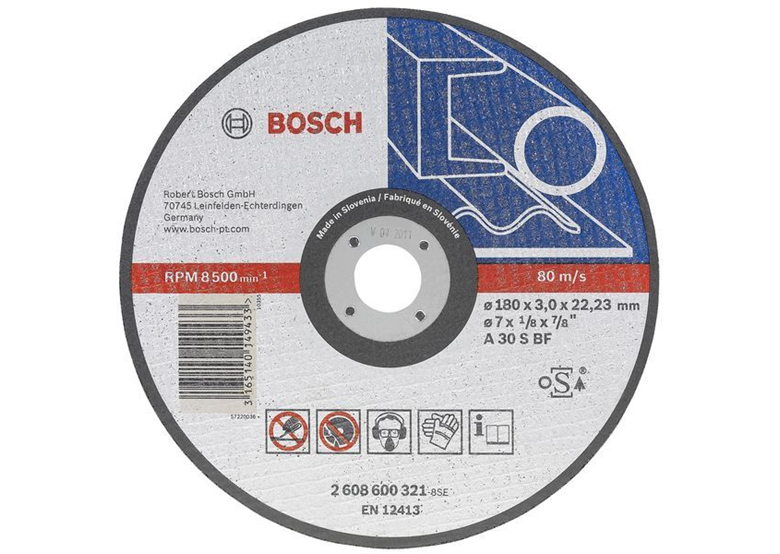 Řezný kotouč, přímý, na kov 150x22,23x2,5mm Bosch A 30 S BF