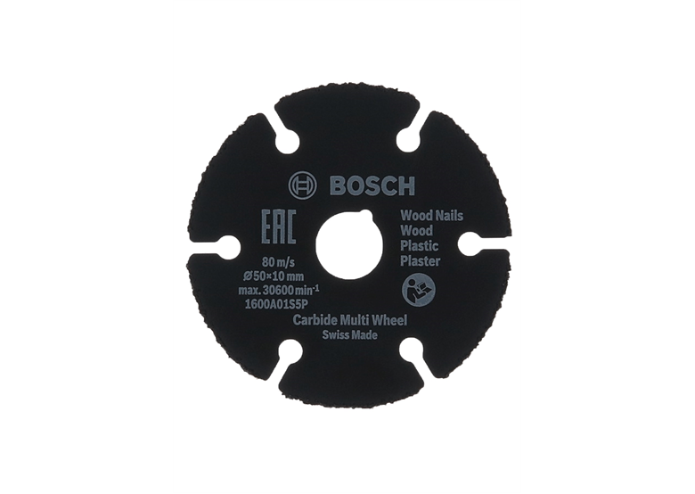 Univerzální řezný kotouč 50x10mm Bosch Carbide Multi Wheel