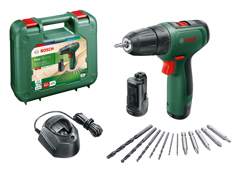 Aku vrtačka/šroubovák Bosch EasyDrill 1200 2x1.5Ah