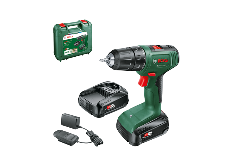 Aku vrtačka/šroubovák Bosch EasyDrill 18V-40 2x2.0Ah