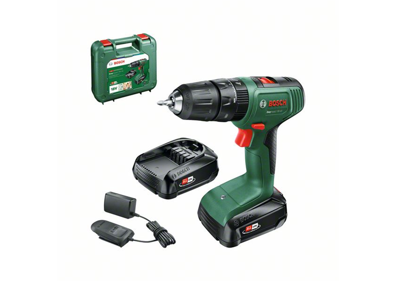 Aku vrtačka/šroubovák s přiklepem Bosch EasyImpact 18V-40 2x2.0Ah