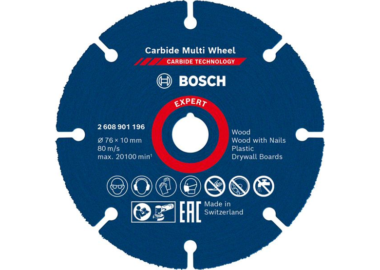 Řezný kotouč 76x10 mm Bosch EXPERT Carbide Multi Wheel