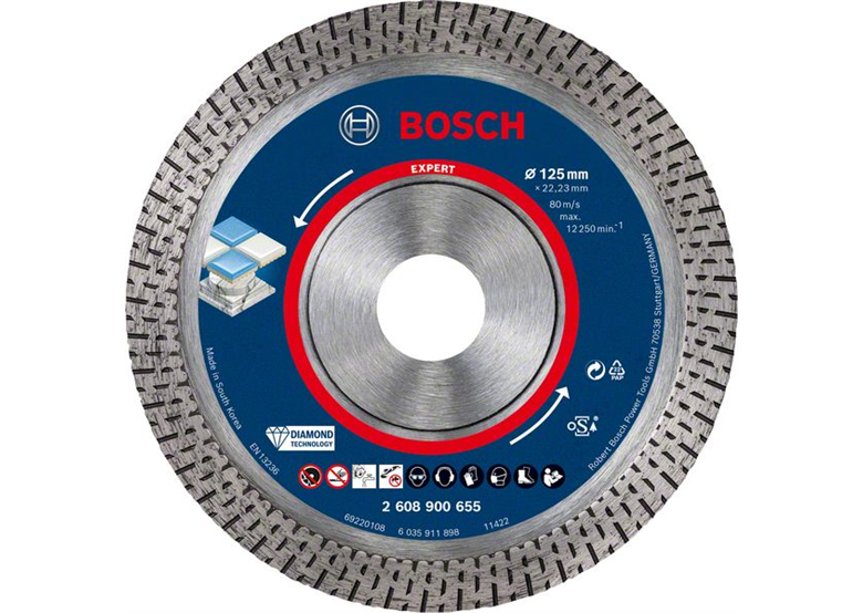 Diamantový řezný kotouč 125x22,23x1,4x10 mm Bosch EXPERT HardCeramic