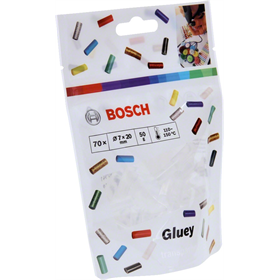 Průhledné tavné lepidlo 70ks. Bosch Gluey