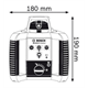 Rotační laser Bosch GRL 300 HV + LR1 + RC1 + WM4