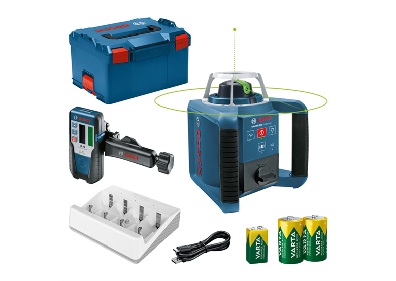 Rotační laser Bosch GRL 300 HVG + LR1 G