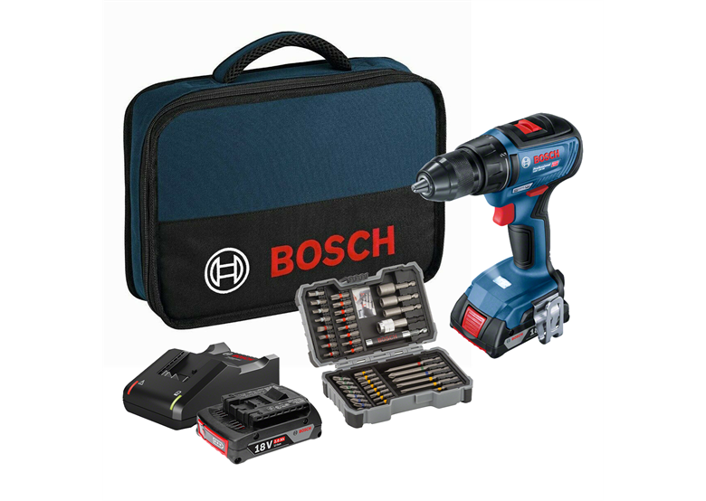 Vrtačka/šroubovák se sadou bitů Bosch GSR 18V-50