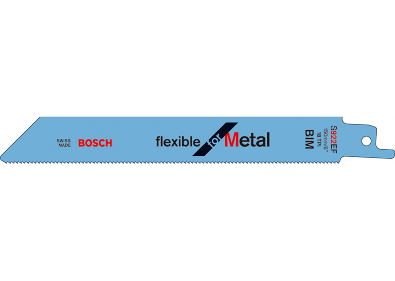 Pilový list pro šavlovou Flexible for Metal, 25ks. Bosch S 922 EF