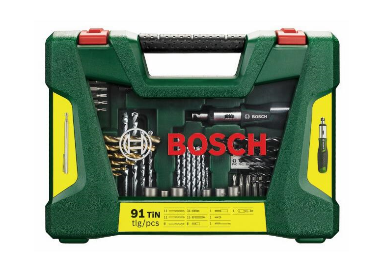 Sada příslušenství 91 ks Bosch V-Line SET TITANIUM