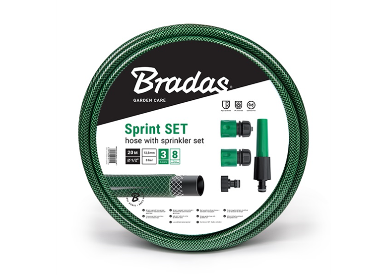  Zahradní hadice Sprint 1/2" - 20m Bradas WFS1/220SET