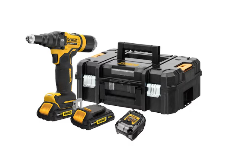 Akumulátorová nýtovací pistole DeWalt DCF403D2GT 2x2,0Ah G-Class T-STAK II