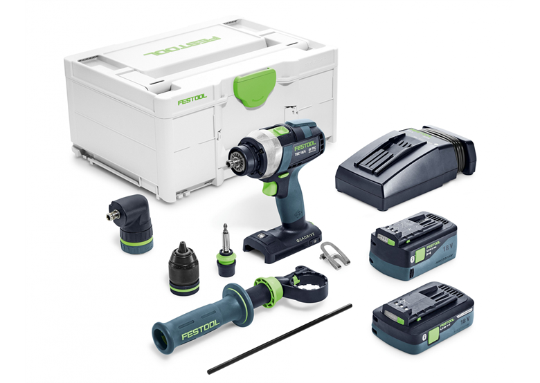 Aku vrtačka/šroubovák Festool TDC 18/4 5,2/4 I-Set-SCA