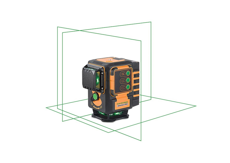 Zelený rovinný křížový laser 3x360° Geo-Fennel Geo6-XR GREEN SP Li-Ion