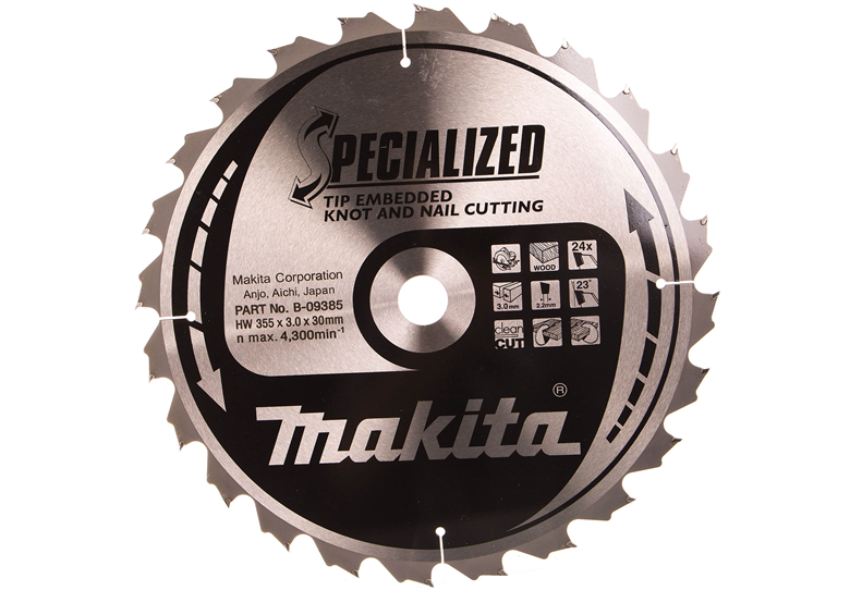 Specializovaný pilový kotouč CSCE35524G 355x30mm Z24 Makita B-09385