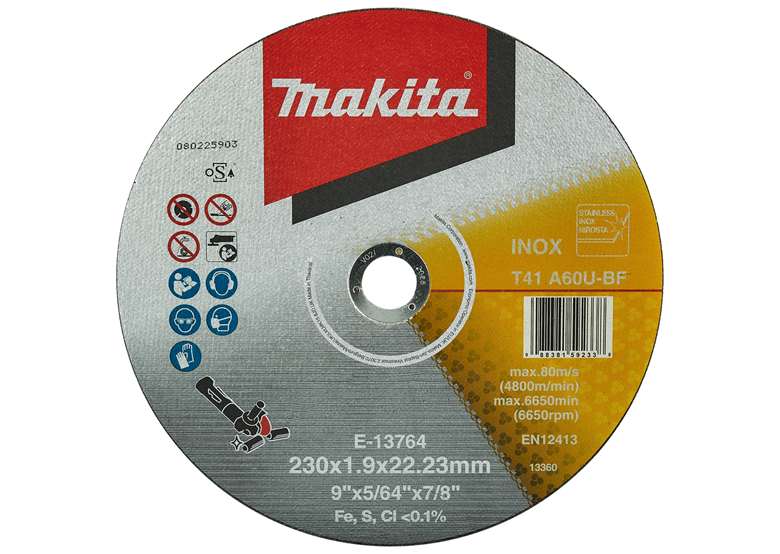 Řezný kotouč  230x1,9x22,23 mm Makita E-13764