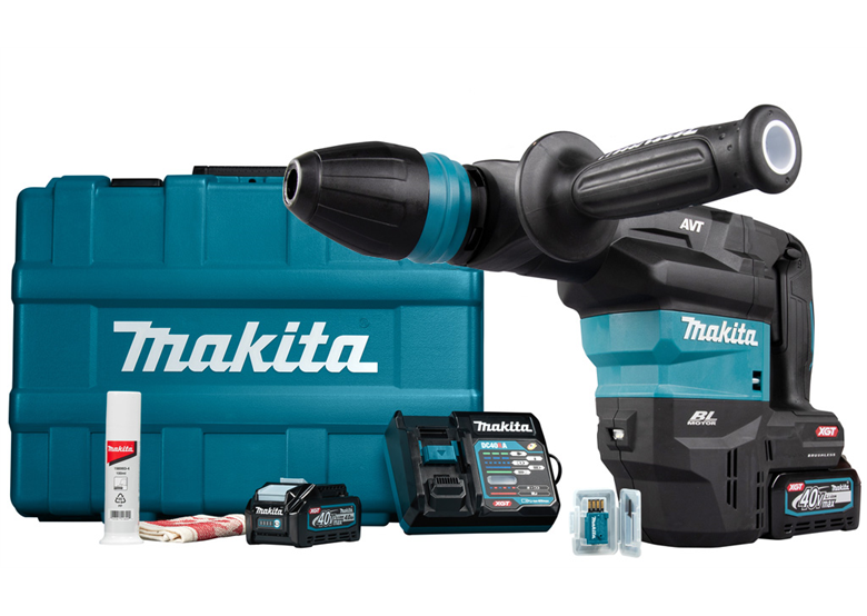 Bourací kladivo SDS-Max Makita XGT HM001GM201 2x4,0Ah