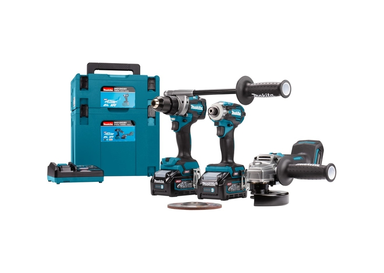 Sada Combo XGT 40V Max Makita XGT DK0125G301 2x4,0Ah MAKPAC 2, MAKPAC 4