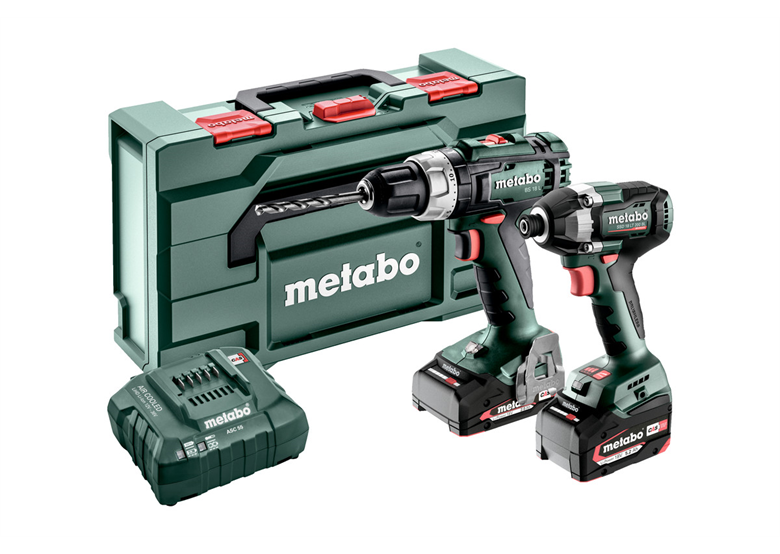 Sada akumulátorového nářadí Metabo BS 18 L/SSD 18 LT 200 BL