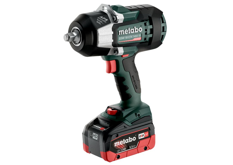 Aku rázový utahovák Metabo SSW 18 LTX 1450 BL 2x5.5Ah