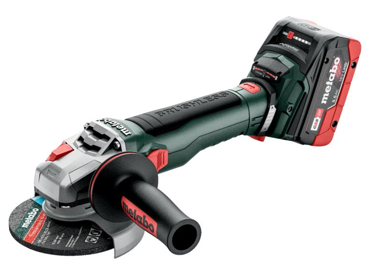 Úhlová bruska Metabo WB 18 LT BL 11-125 Quick 2x5.5Ah