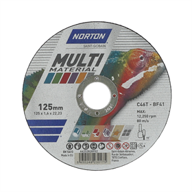 Univerzální řezný kotouč 125x22,23mm Norton MULTI MATERIAL