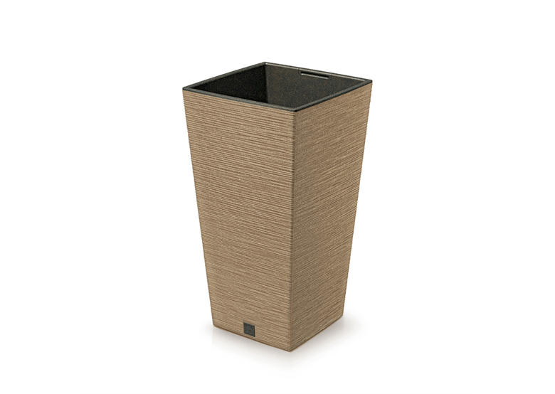 Květináč FURU SQUARE  ECO WOOD - naturo ECO Prosperplast DFSH240W-4665W