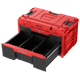 Box se šuplíky Qbrick System ONE 2.0 DRAWER 2 Plus TOOLBOX EXPERT RED Ultra HD Custom