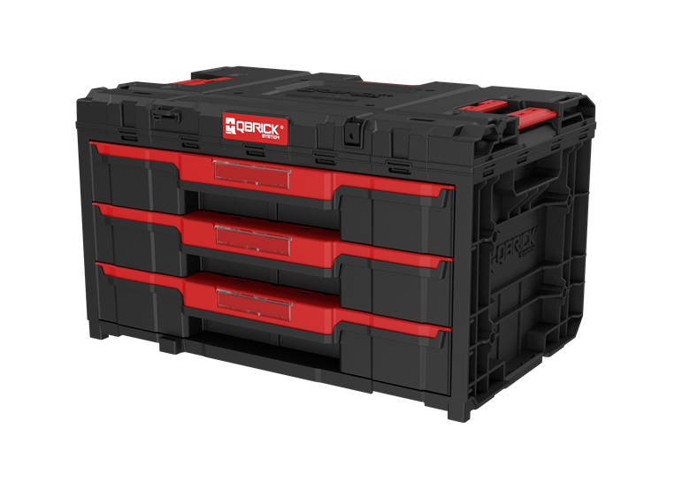 Box se šuplíky Qbrick System ONE 2.0 DRAWER 3 TOOLBOX