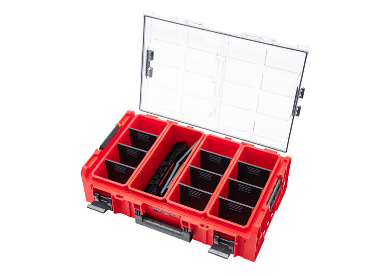 Velký organizér s kbelíky a adaptéry Qbrick System ONE RED Ultra HD Organizer 2XL PROMO