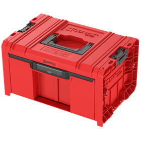 Krabice se zásuvkou Qbrick System PRO 2.0 DRAWER 1 TOOLBOX BASIC RED Ultra HD Custom