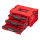 Box se šuplíky Qbrick System PRO 2.0 DRAWER 3 TOOLBOX EXPERT RED