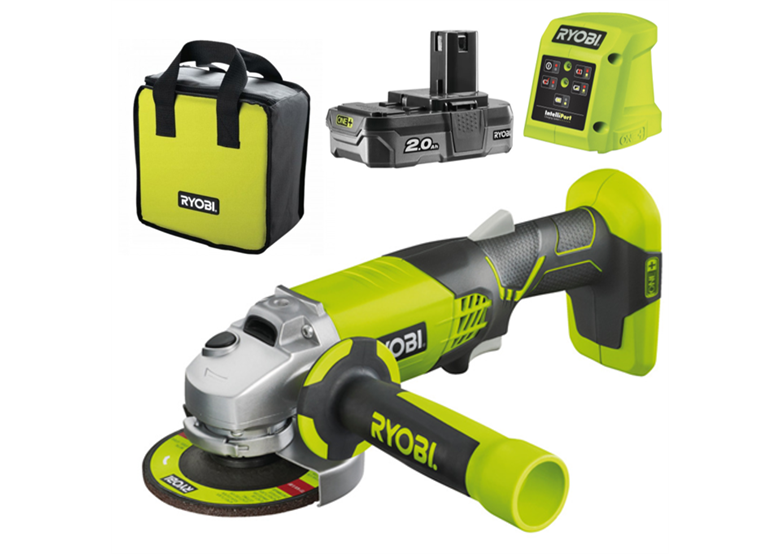 Úhlová bruska Ryobi ONE+ R18AG-120S 1x2,0Ah