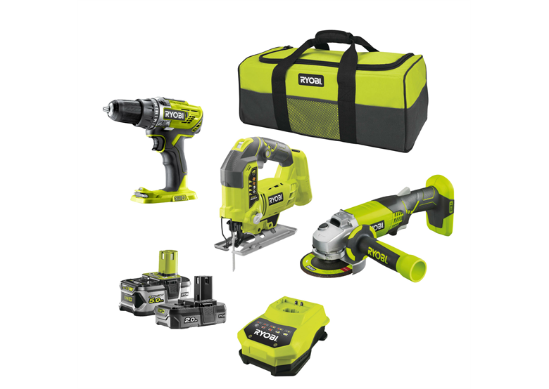 Sada nářadí 18V Ryobi ONE+ R18CK3C-252S