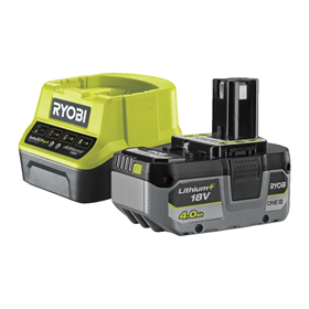 18V 4,0Ah akumulátor s nabíječkou: 1x4,0Ah RB1840X + 1xRC18120 Ryobi ONE+ RC18120-140X