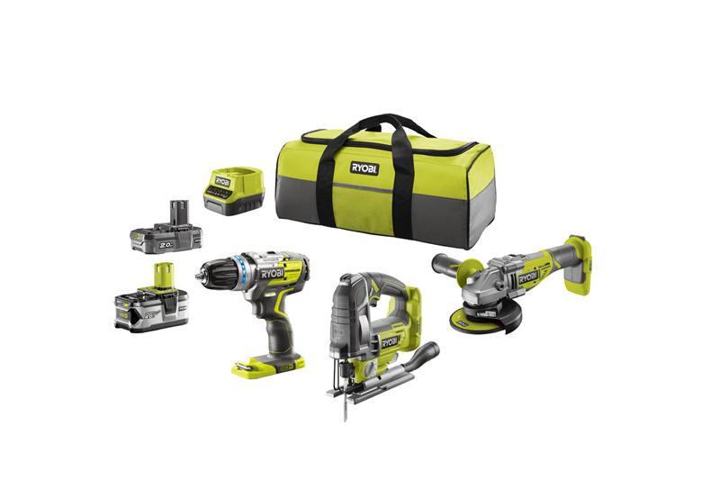 Sada 18V elektrického nářadí Ryobi R18CK3BL-242S