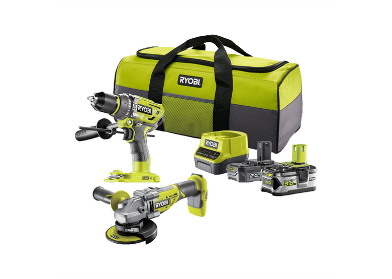 Sada 18V elektrického nářadí Ryobi RCK182BL-252S