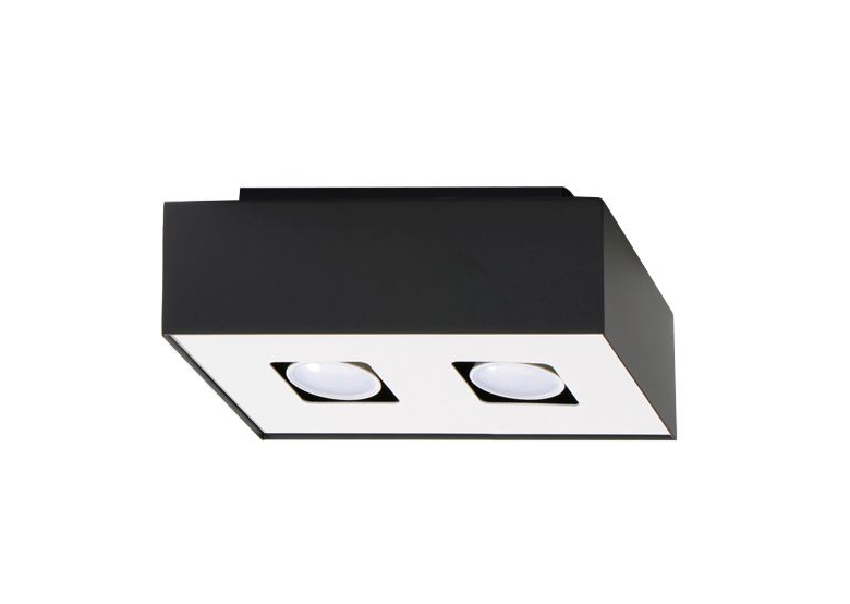 Ceiling lamp MONO 2 black Sollux Lighting Blue Sapphire