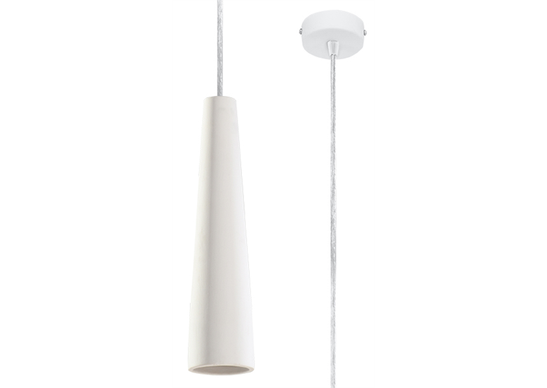 Ceramic pendant lamp ELECTRA Sollux Lighting Café Au Lait