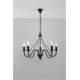 Chandelier MINERWA 5 black Sollux Lighting Crimson