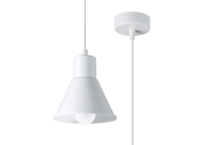 Pendant lamp TALEJA 1 white [E27] Sollux Lighting Crimson