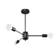 Chandelier LANGO 3 black Sollux Lighting Crimson