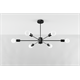 Chandelier LANGO 6 black Sollux Lighting Crimson