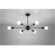 Chandelier LANGO 6 black Sollux Lighting Crimson