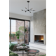 Chandelier LANGO 6 black Sollux Lighting Crimson